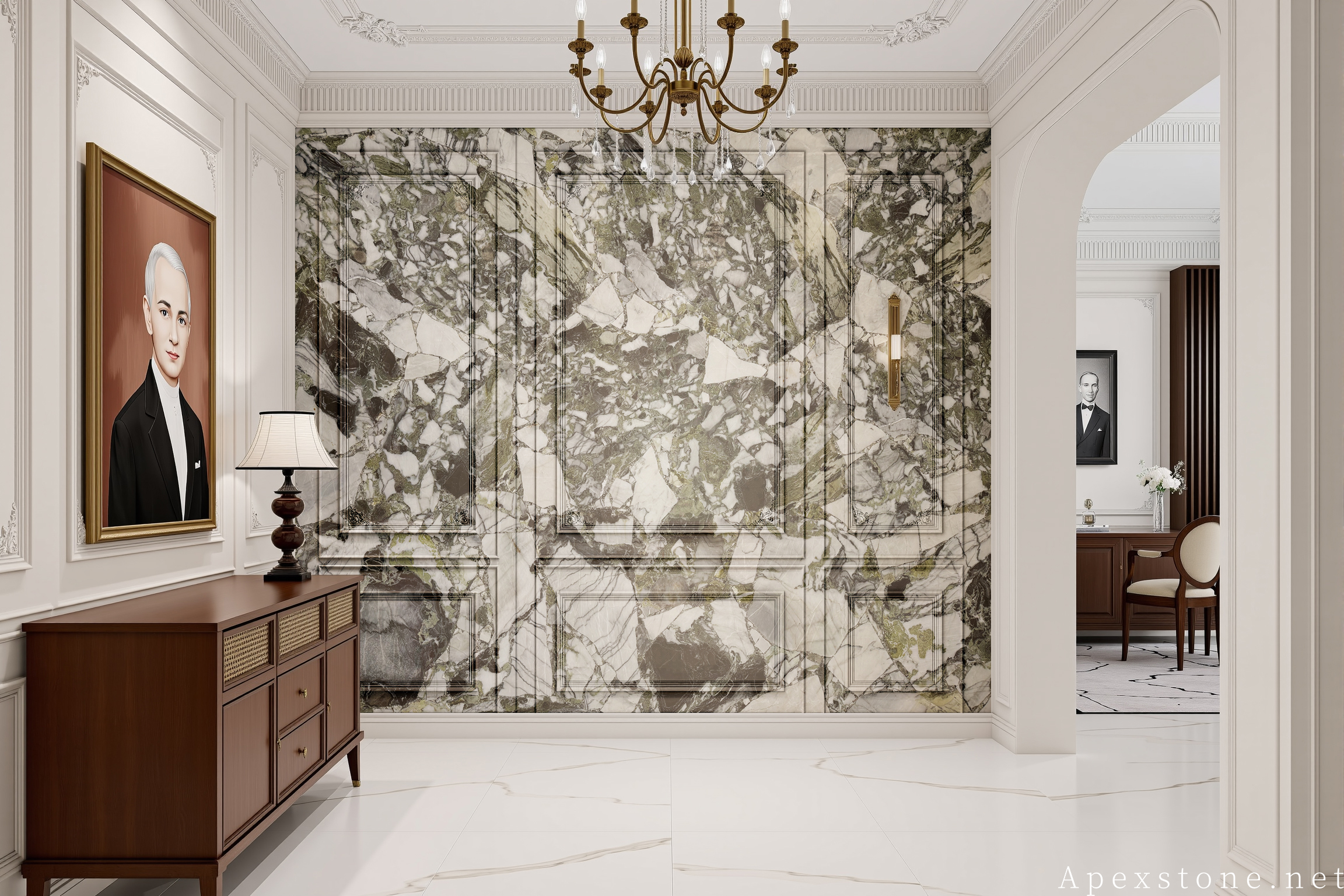 Primavera Marble - entry Primavera Marble entry design