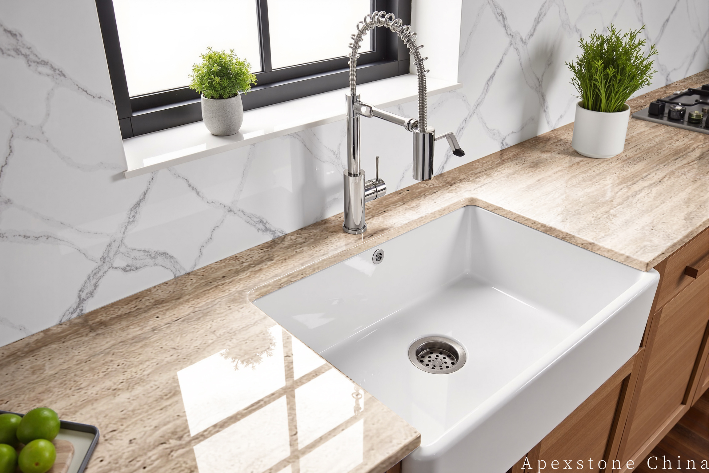 Travertine Classico Roma Travertine kitchen design