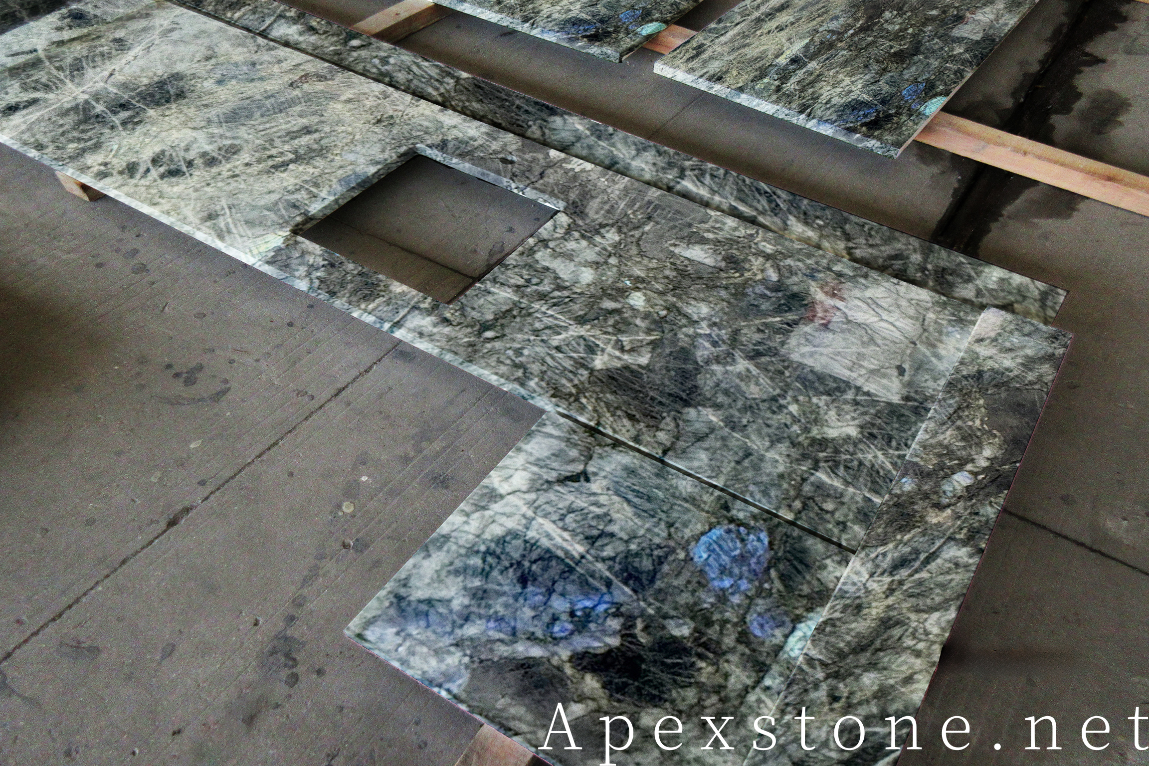Blue Emerald Granite - countertops Blue Emerald Granite countertops design