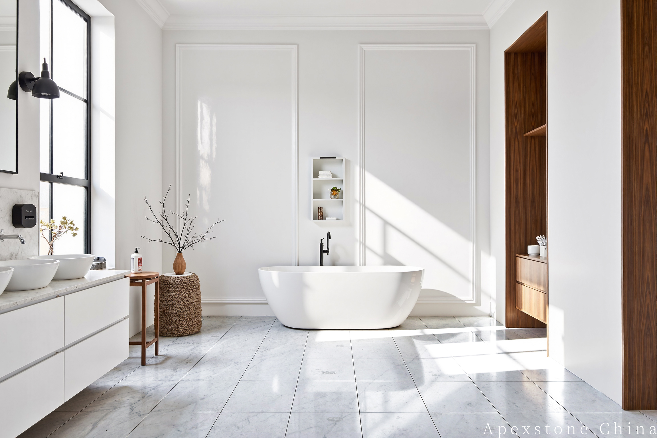 Statuario Venato Marble - bathroom Statuario Venato Marble bathroom design