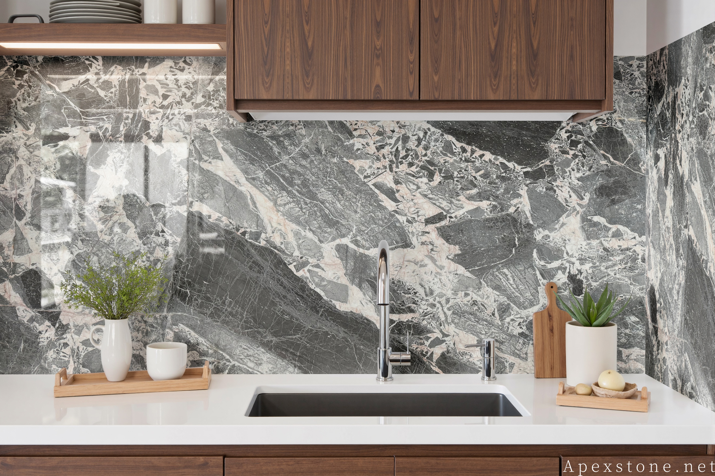 Chanel Grey Marble Countertops & Islands - countertops and islands Chanel Grey Marble Countertops & Islands Stone countertops and islands design